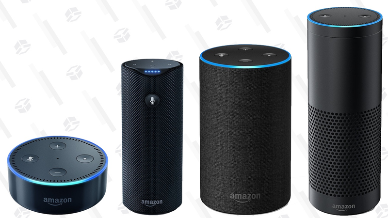 Refurb Amazon Echo Dot | $35 | AmazonRefurb Amazon Echo | $70 | AmazonRefurb Amazon Echo Tap | $70 | AmazonRefurb Amazon Echo Plus | $110 | Amazon
